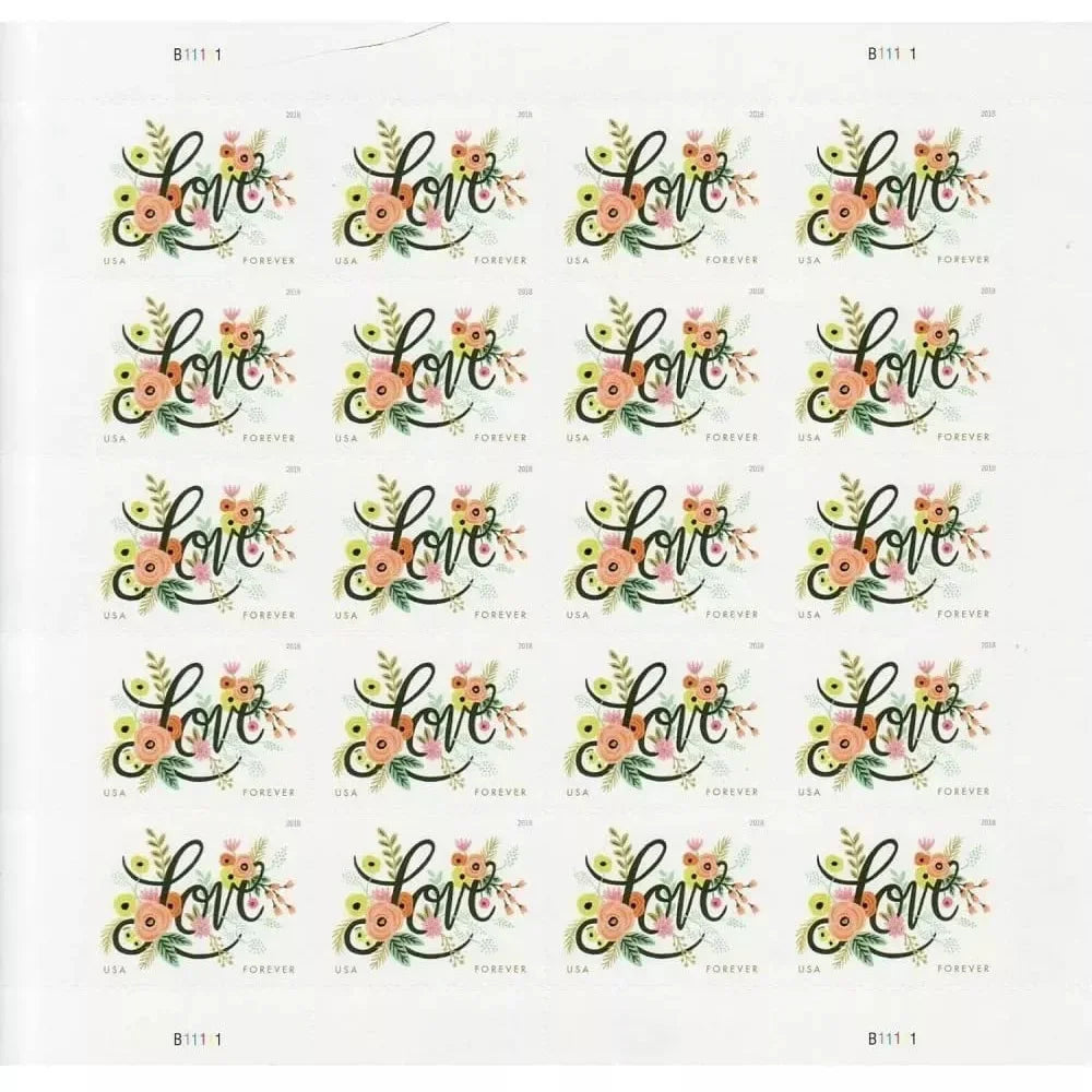 Love Flourishes Forever Stamps