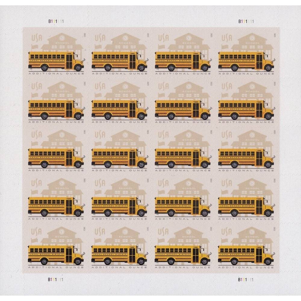 2023 School Bus stamps