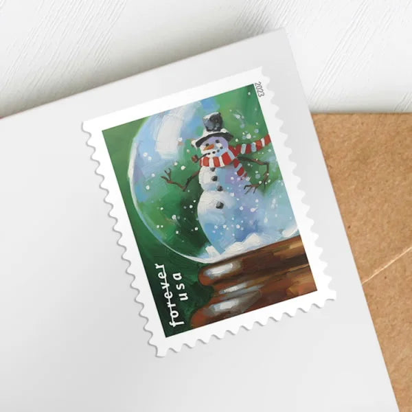 Snow Globes Forever Stamps