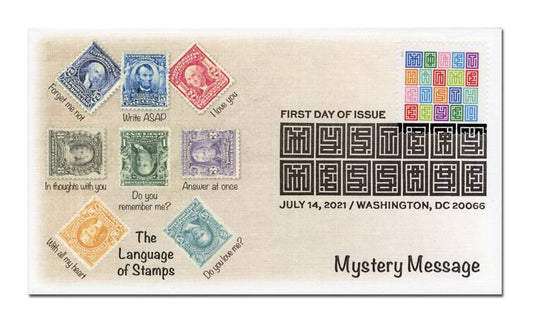 Mystery Message Forever Stamps