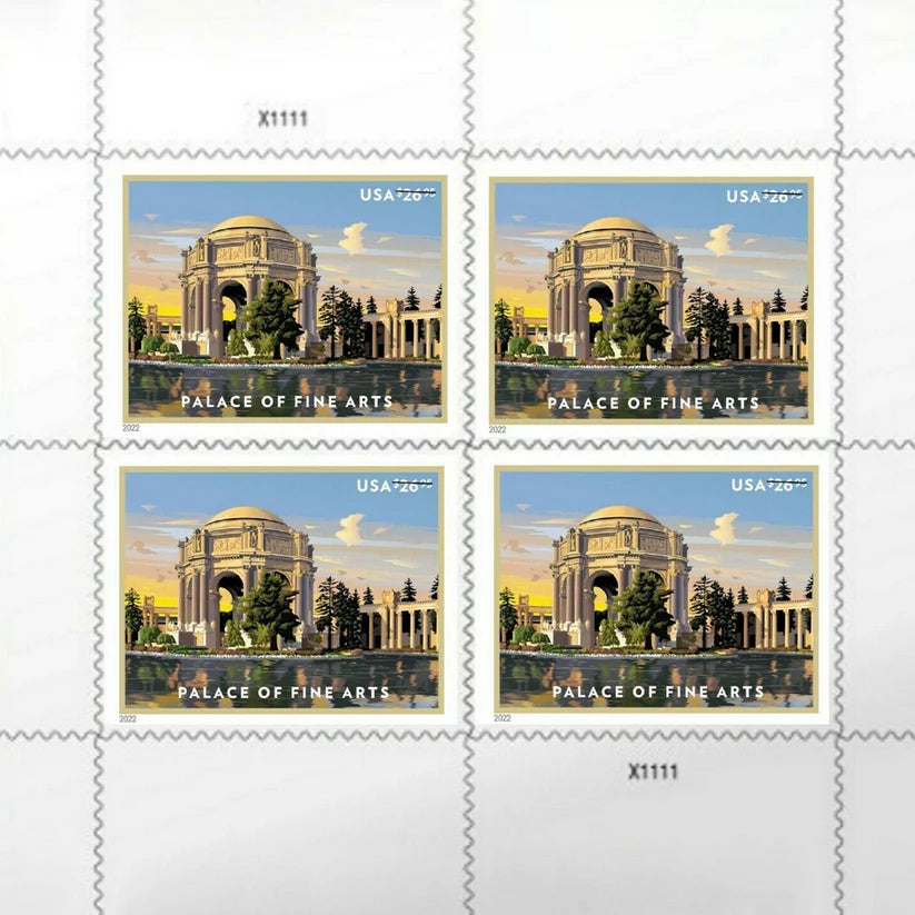 2022 Palace of Fine Arts Express Priority Stamps