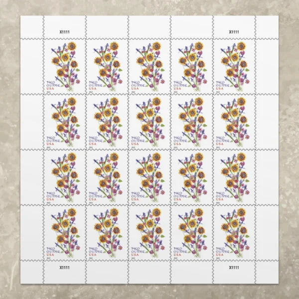 Sunflower Bouquet Forever Stamps Two Ounce