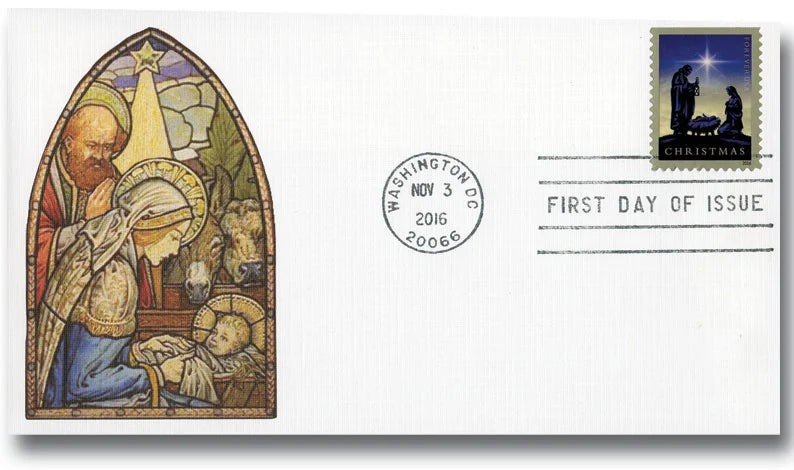 Traditional Christmas: Nativity Forever Stamps