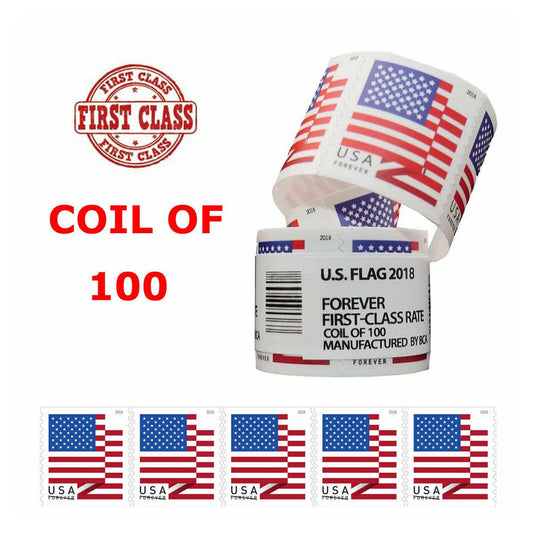 Highly Recommended: $149 for 10 Rolls(1000pcs) – 2017/2018/2019/2022 Flag