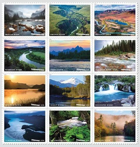 Wild and Scenic Rivers Forever Stamps