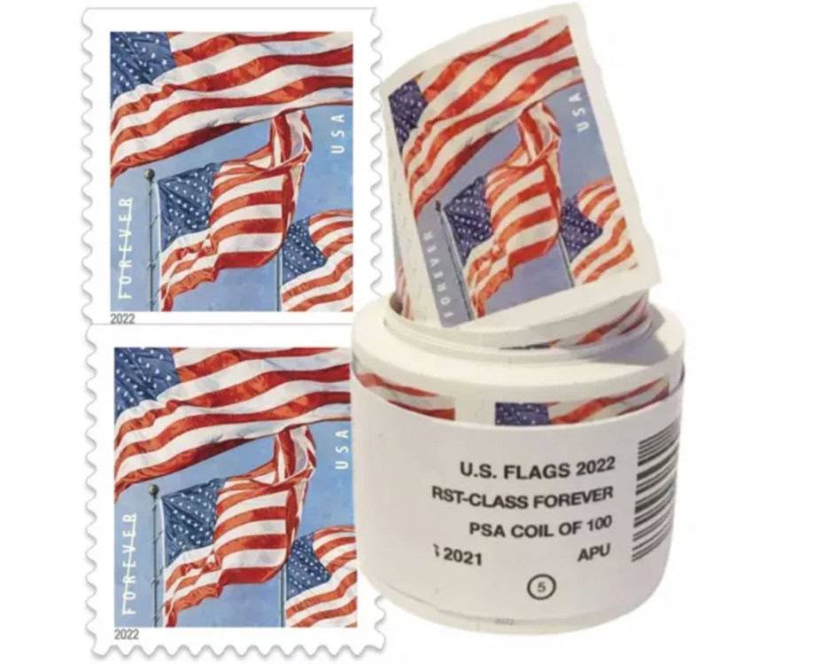 Highly Recommended: $149 for 10 Rolls(1000pcs) – 2017/2018/2019/2022 Flag