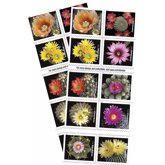 Cactus Flowers Forever Stamps
