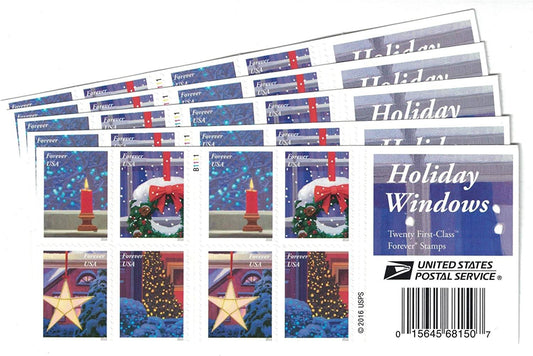 Holiday Windows Forever Stamps