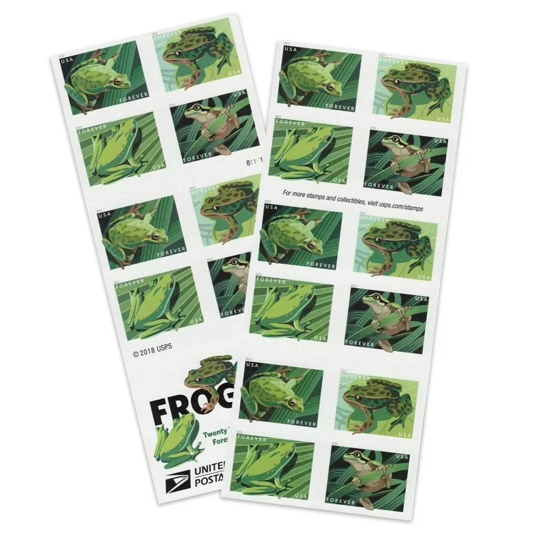Squirrel Tree Frog Forever Stamps