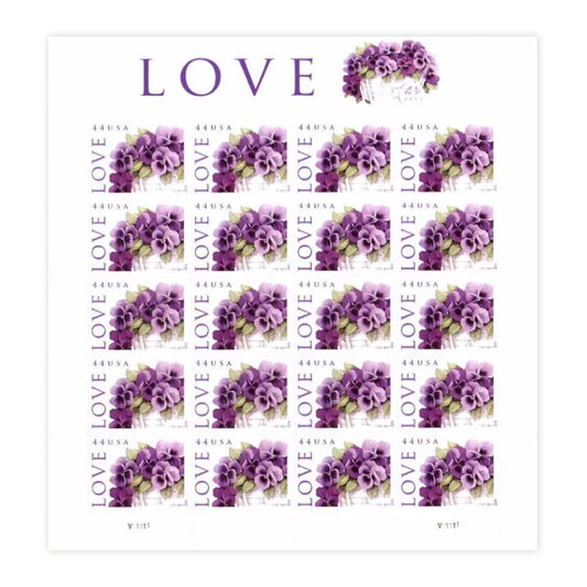 2010 Love stamp – Purple Orchid – 44 cents
