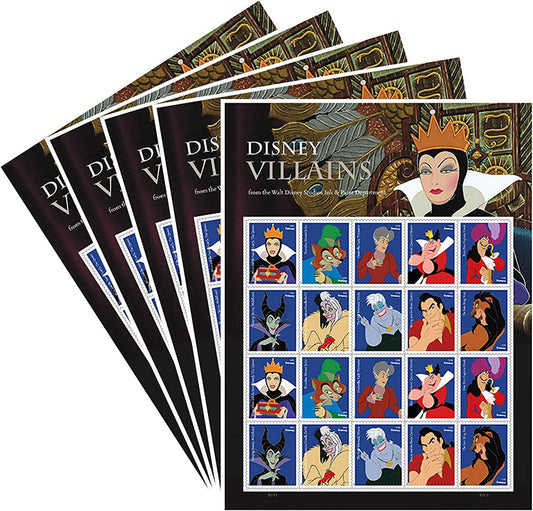 Disney Villains Forever Stamps