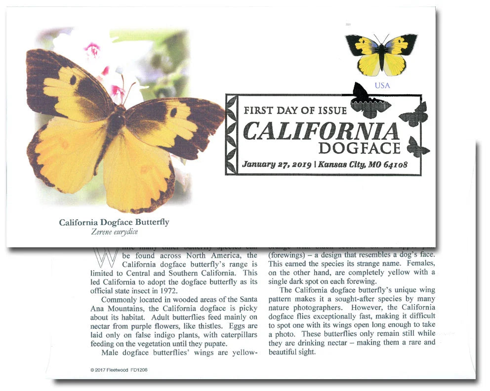 $1.12 California Dogface Butterfly