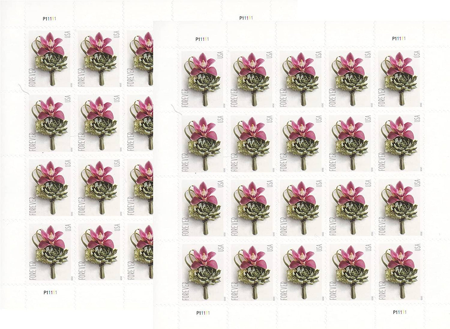 Contemporary Boutonniere Forever Stamps