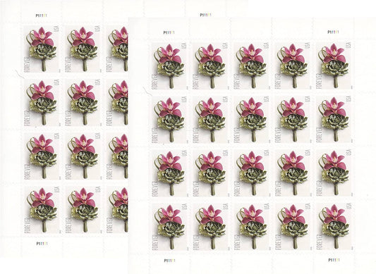 Contemporary Boutonniere Forever Stamps
