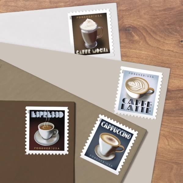 Espresso Drinks Forever Stamps