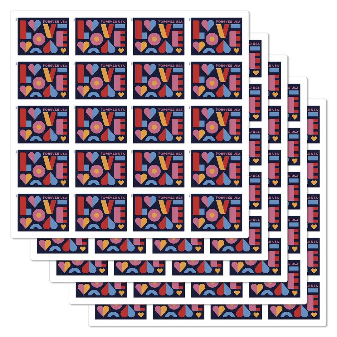 Love Forever Stamps 2021