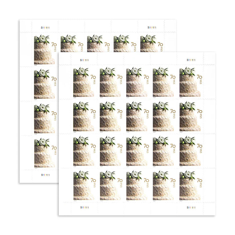 2014 Wedding Series: Wedding Cake First Class Postage Stamps