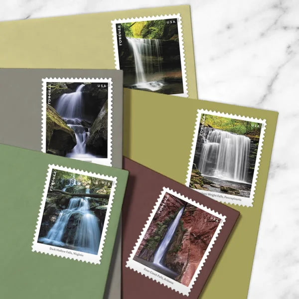 Waterfalls Forever Stamps