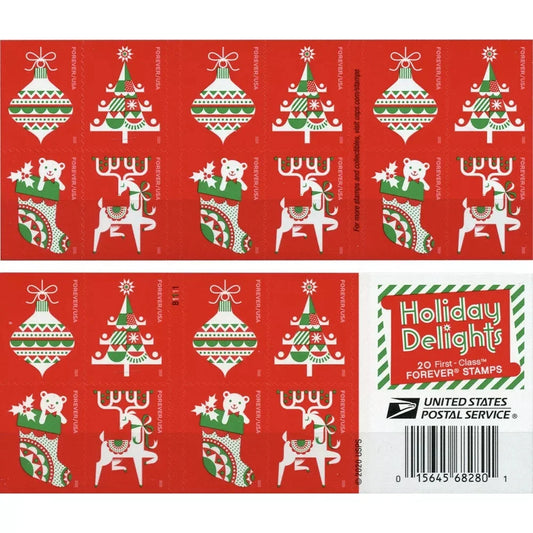 Holiday Delights Forever Stamps