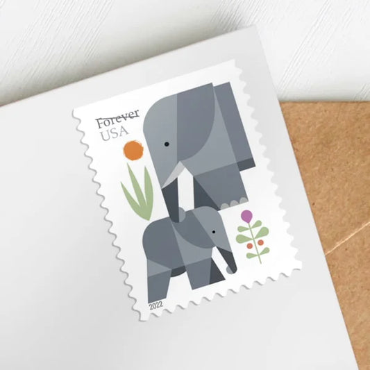 Elephants Forever Stamps