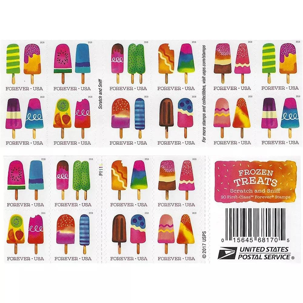 Frozen Treats Forever Stamps