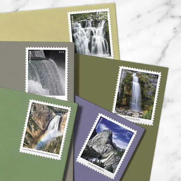 Waterfalls Forever Stamps