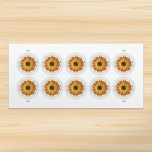 Global: African Daisy Forever Stamps