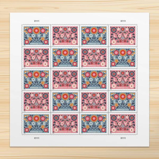 Love 2022 Forever Stamps