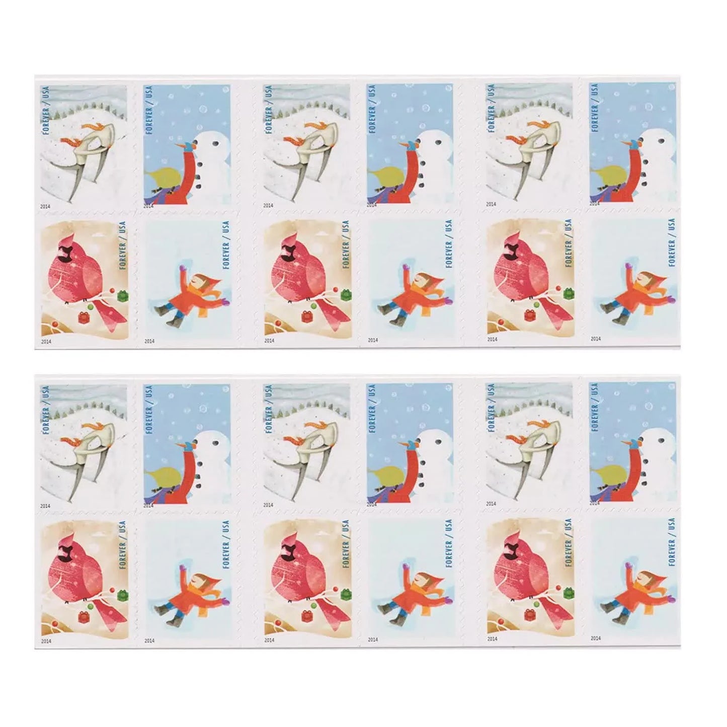 2014 Winter Fun Forever Stamps