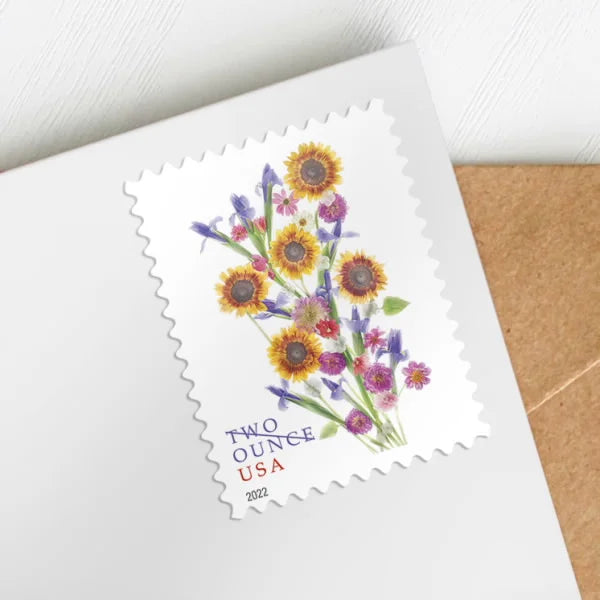 Sunflower Bouquet Forever Stamps Two Ounce
