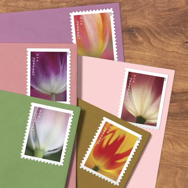 Tulip Blossoms Forever Stamps