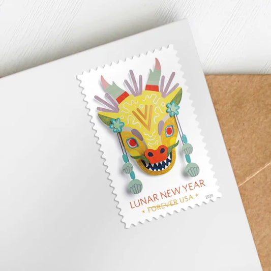 Lunar New Year: Year of the Dragon Forever Stamps