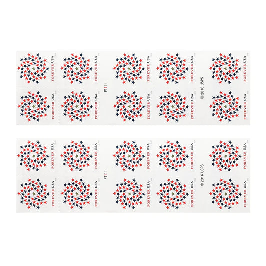 2016 Patriotic Spiral Forever First Class Forever Stamps