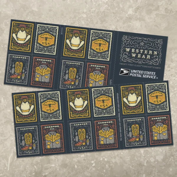 Western Wear Forever Stamps