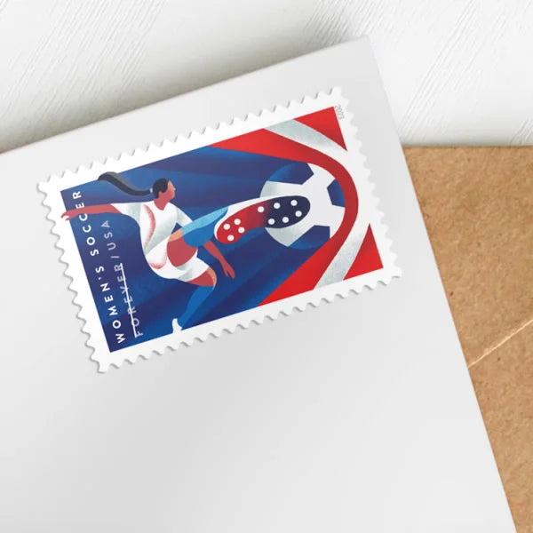 Women’s Soccer Forever Stamps